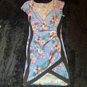 Size medium blue floral dress